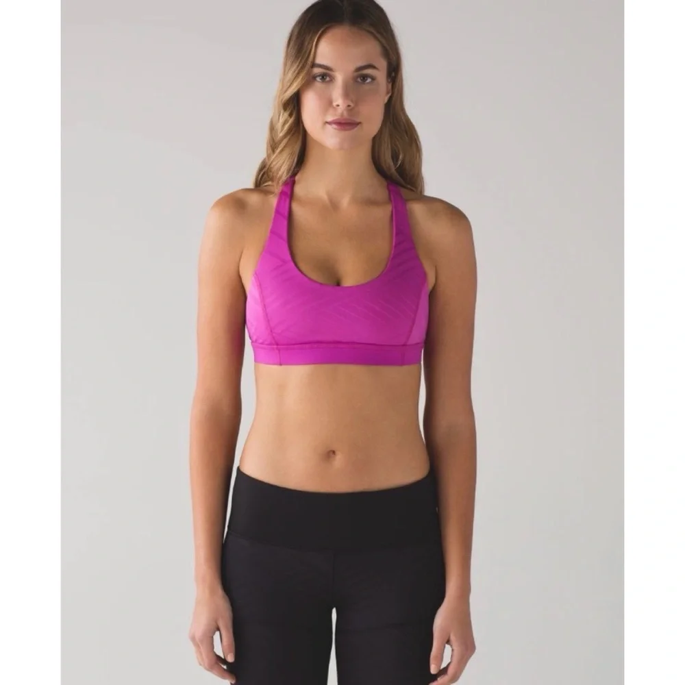 Lululemon Hot Like Agni Bra Polar Pink 2